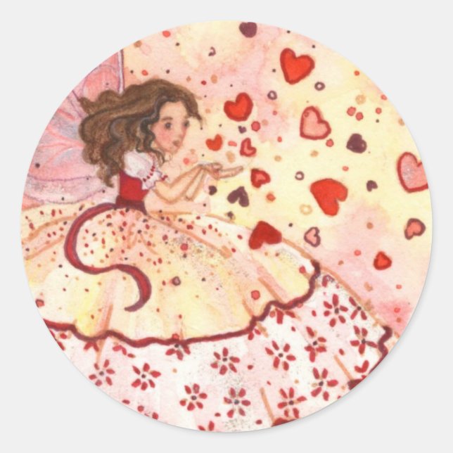 Rond Sticker pour douche de coeur (Devant)