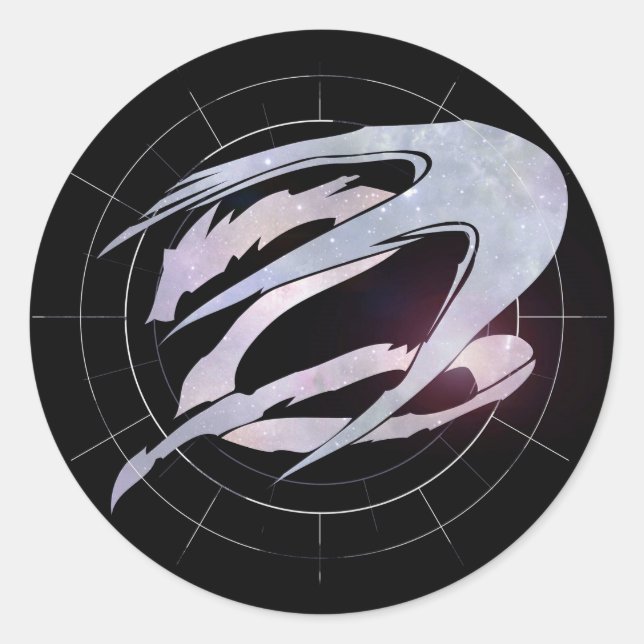Rond Sticker pour dragon spatial (Devant)