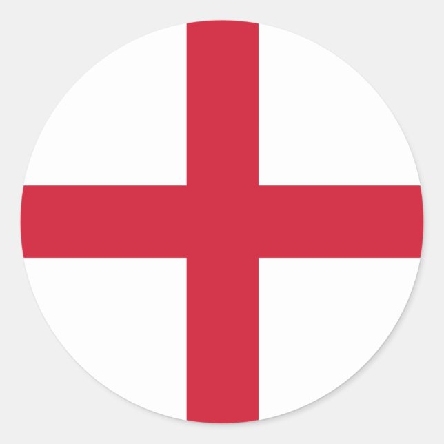 Rond Sticker pour drapeau anglais (Devant)