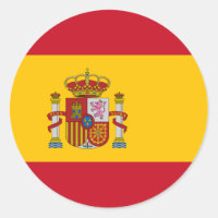 Sticker pour drapeau d'Espagne