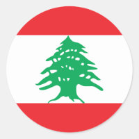 Sticker pour drapeau du Liban
