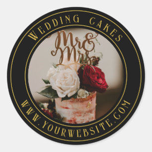 Rond Sticker pour emballage de gâteaux