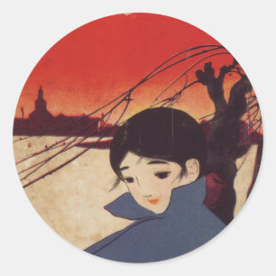 Rond Sticker pour enfant Anime