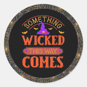 Rond Sticker pour Halloween