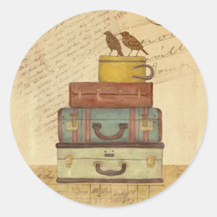 Rond Sticker Pour inséparables Prêt À Voler