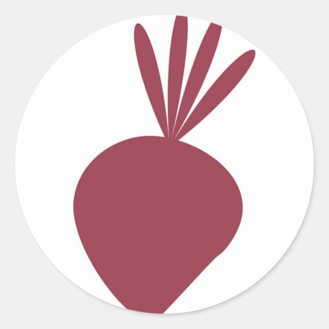 Rond Sticker pour la betterave (Devant)