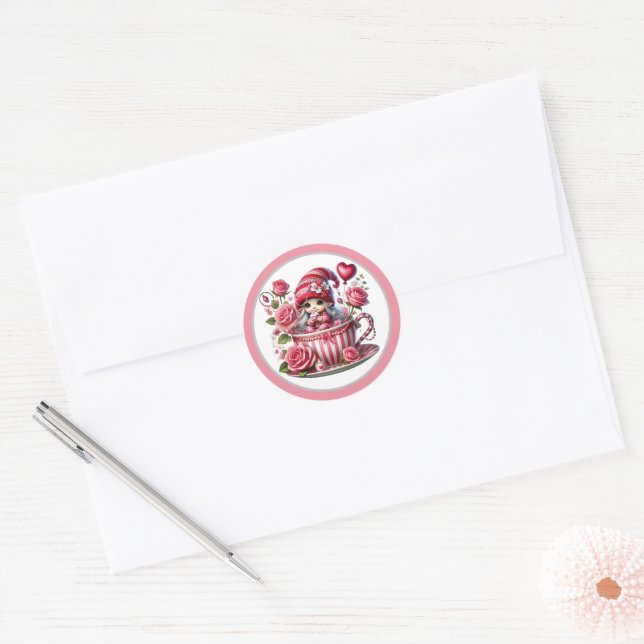 Rond Sticker pour la coupe d'équipe (Enveloppe)
