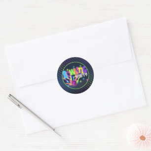 Rond Sticker pour la fête d'anniversaire de Bowling - N
