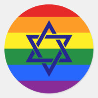 Sticker pour la fierté juive fantaisiste