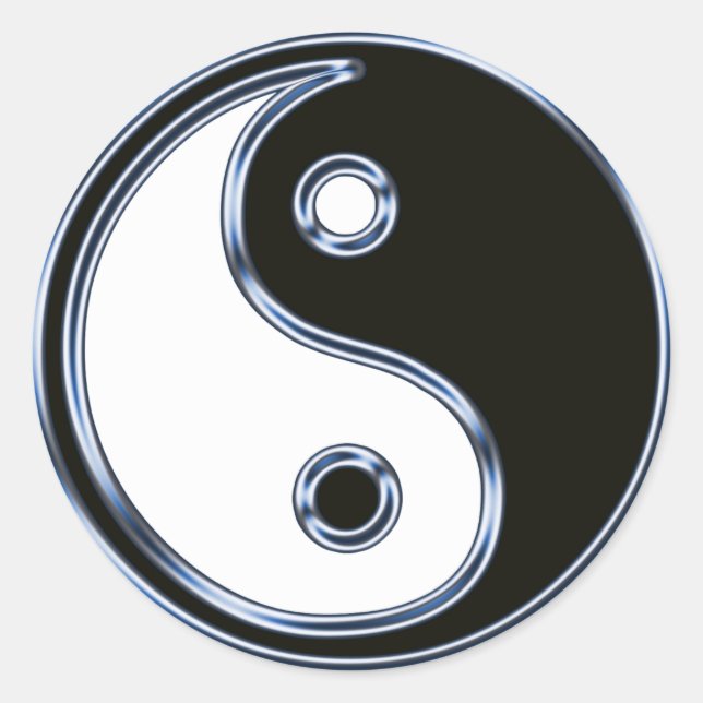 Rond Sticker pour la médaille Yin et Yang (Devant)