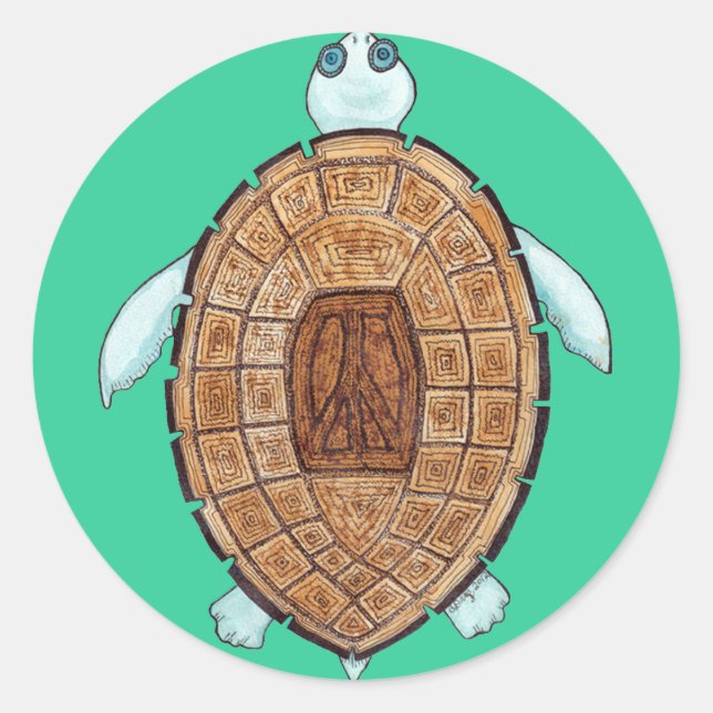 Rond Sticker pour la paix (Devant)