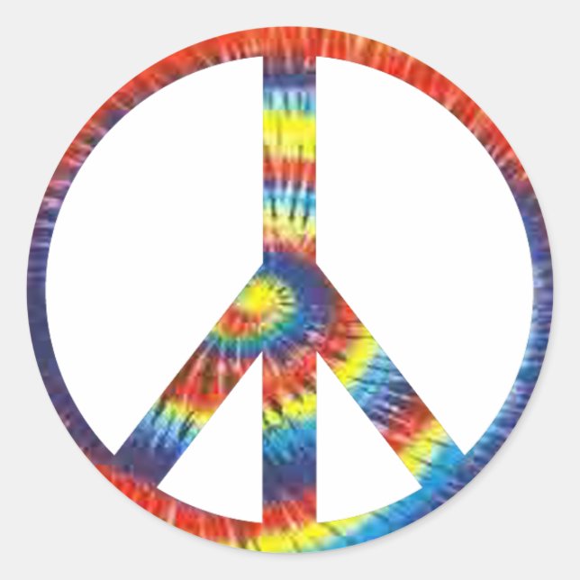 Rond Sticker pour la paix (Devant)