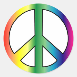 Rond Sticker pour la paix