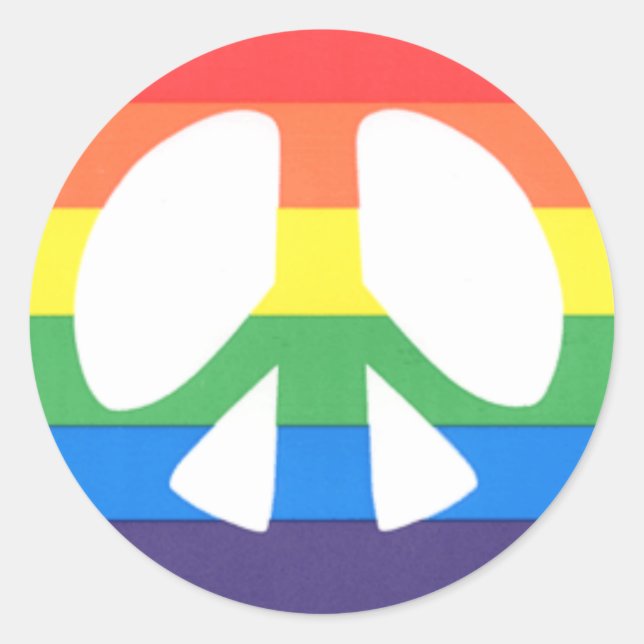 Rond Sticker pour la paix :) (Devant)