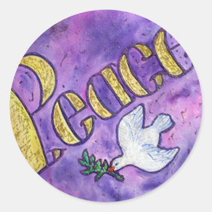 Rond Sticker pour la paix