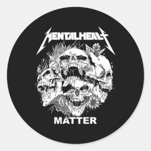 Rond Sticker pour la santé mentale