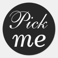 Sticker pour la sélection en noir et blanc
