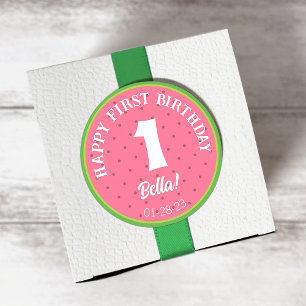 Rond Sticker pour l'anniversaire de la pastèque