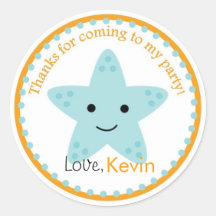 Sticker pour l'anniversaire de Starfish