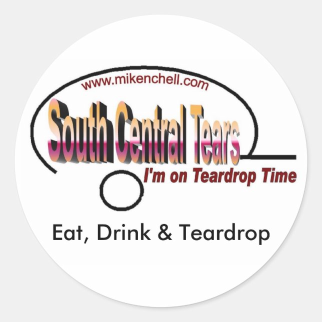 Rond Sticker pour Larmes du centre-sud (Devant)