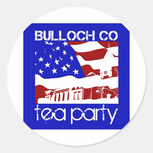 Rond Sticker pour le pare-chocs à thé (Devant)