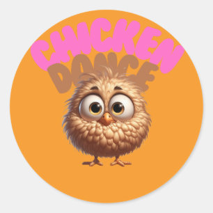 Rond Sticker pour le poulet