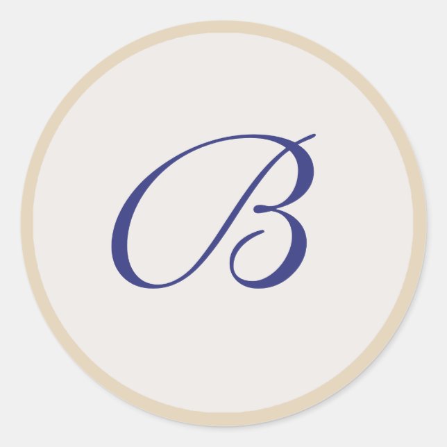 Rond Sticker pour le sceau mariage et l'enveloppe d'évé (Devant)