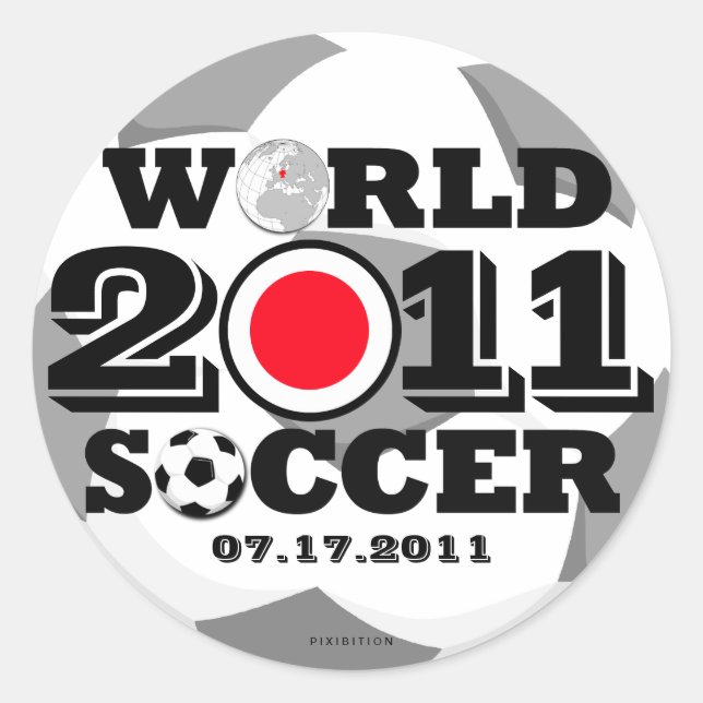 Rond Sticker pour les Champs féminin 2011 au Japon (Devant)