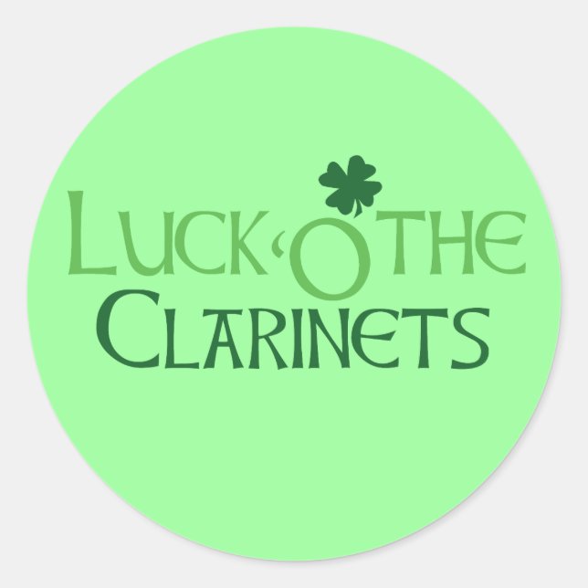 Rond Sticker pour les Clarinets (Devant)