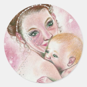 Rond Sticker pour les fées et les enfants
