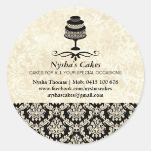 Rond Sticker pour les gâteaux de Nysha