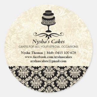 Rond Sticker pour les gâteaux de Nysha