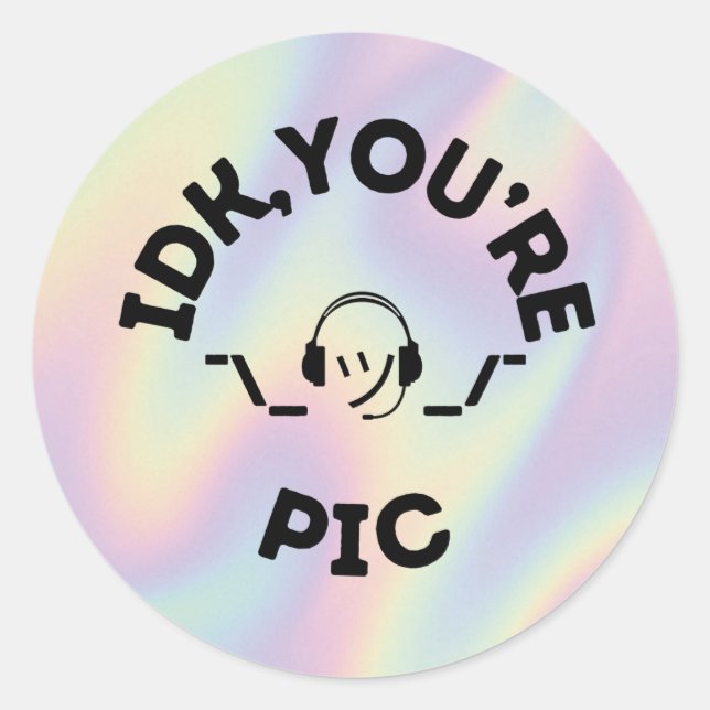 Rond Sticker pour les instructeurs de vol et les futurs (Devant)