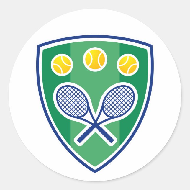 Rond Sticker pour les joueurs de tennis (Devant)