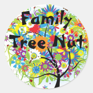 Rond Sticker pour les noix de famille