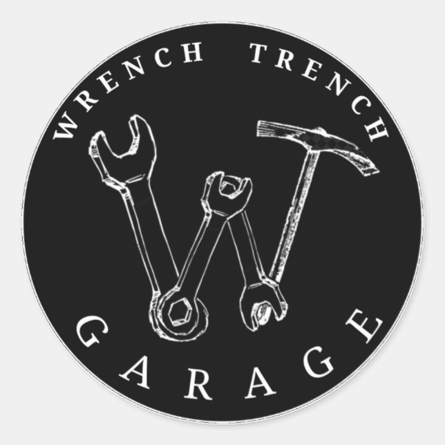 Rond Sticker pour logo noir WGT (Devant)