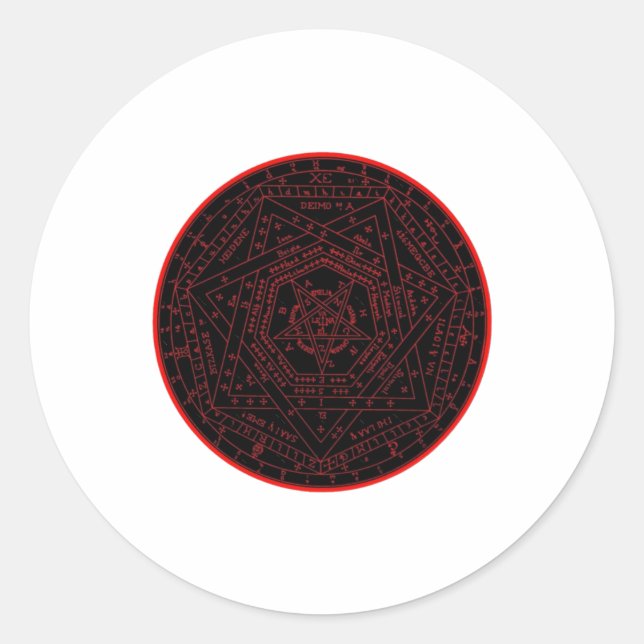 Rond Sticker pour lunette magique (sceau)12 (Devant)