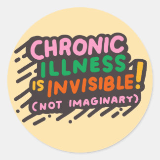 Rond Sticker pour maladie chronique