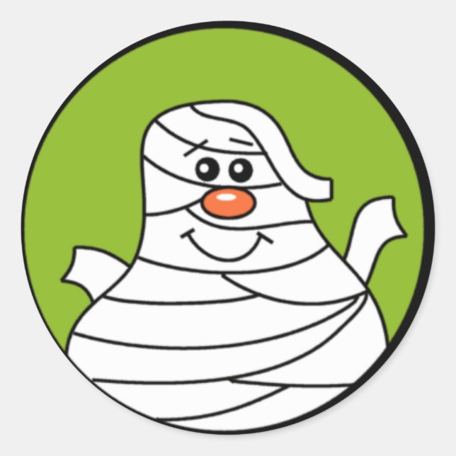 Rond Sticker pour maman d'Halloween (Devant)