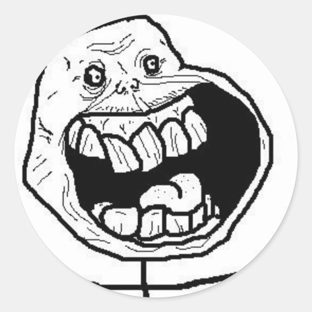 Rond Sticker pour mème Tumblr (Devant)