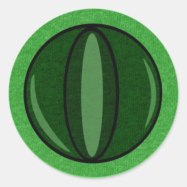 Rond Sticker pour oeil Alien (Devant)