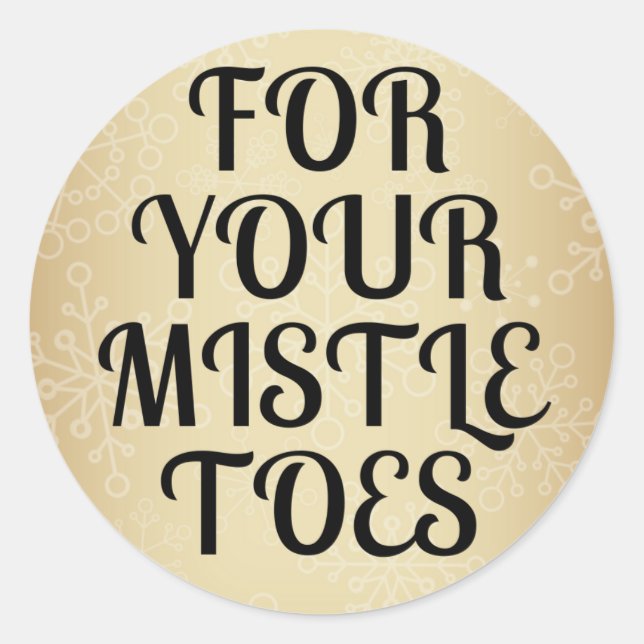 Rond Sticker pour orteils de soie pour les cadeaux d'on (Devant)