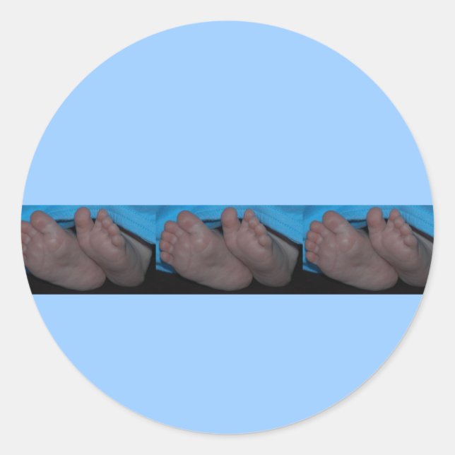 Rond Sticker pour orteils pour bébé (Devant)