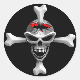 Rond Sticker pour os crâniens