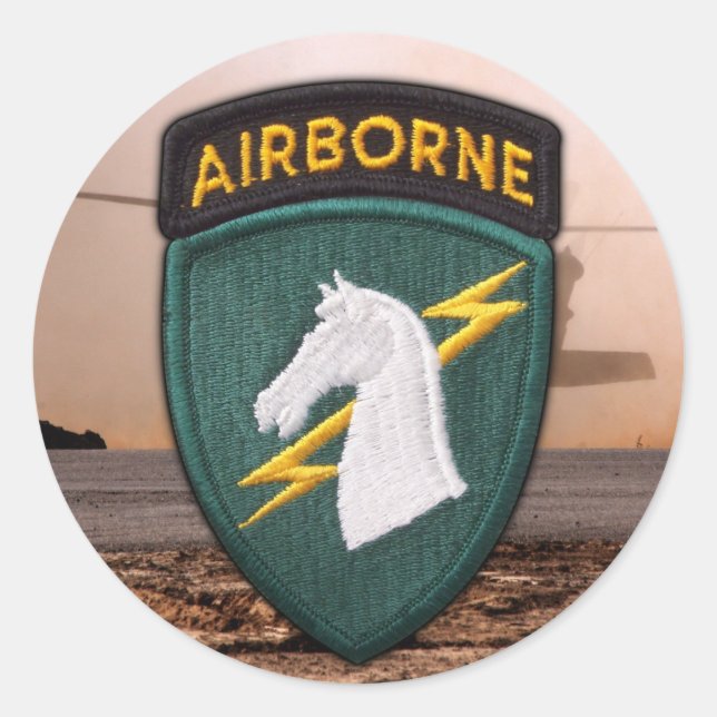 Rond Sticker pour patch 1er opérations spéciales USACAP (Devant)