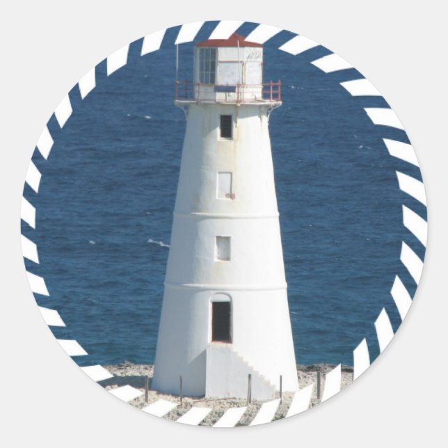Rond Sticker pour phare nautique (Devant)
