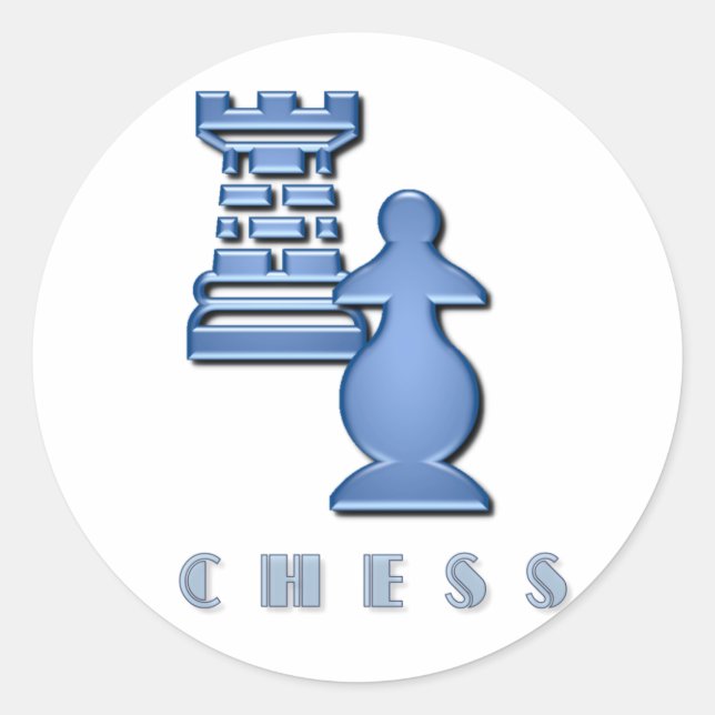 Rond Sticker pour pièces d'échecs (Devant)