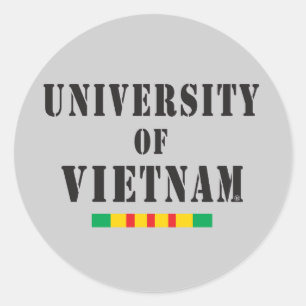 Rond sticker pour pochoir vétéran du Vietnam