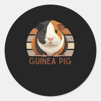 Rond Sticker pour porc mignon
