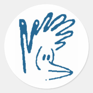 Rond Sticker pour poulets